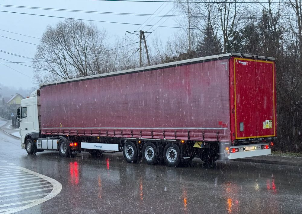 Tractor, Semi-reboque de lona DAF * Zestaw * DAF 106 Euro 6 + Naczepa Krone * Bardzo Dobry Stan: foto 19 Tractor, Semi-reboque de lona DAF * Zestaw * DAF 106 Euro 6 + Naczepa Krone * Bardzo Dobry Stan: foto 19