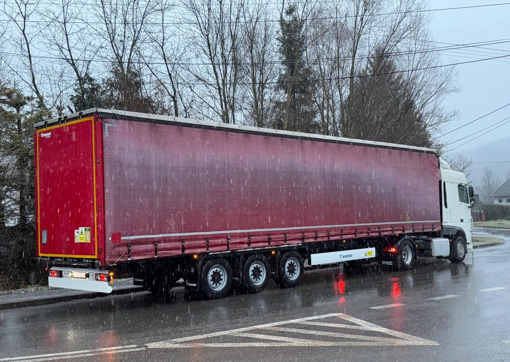 Tractor, Semi-reboque de lona DAF * Zestaw * DAF 106 Euro 6 + Naczepa Krone * Bardzo Dobry Stan: foto 12 Tractor, Semi-reboque de lona DAF * Zestaw * DAF 106 Euro 6 + Naczepa Krone * Bardzo Dobry Stan: foto 12