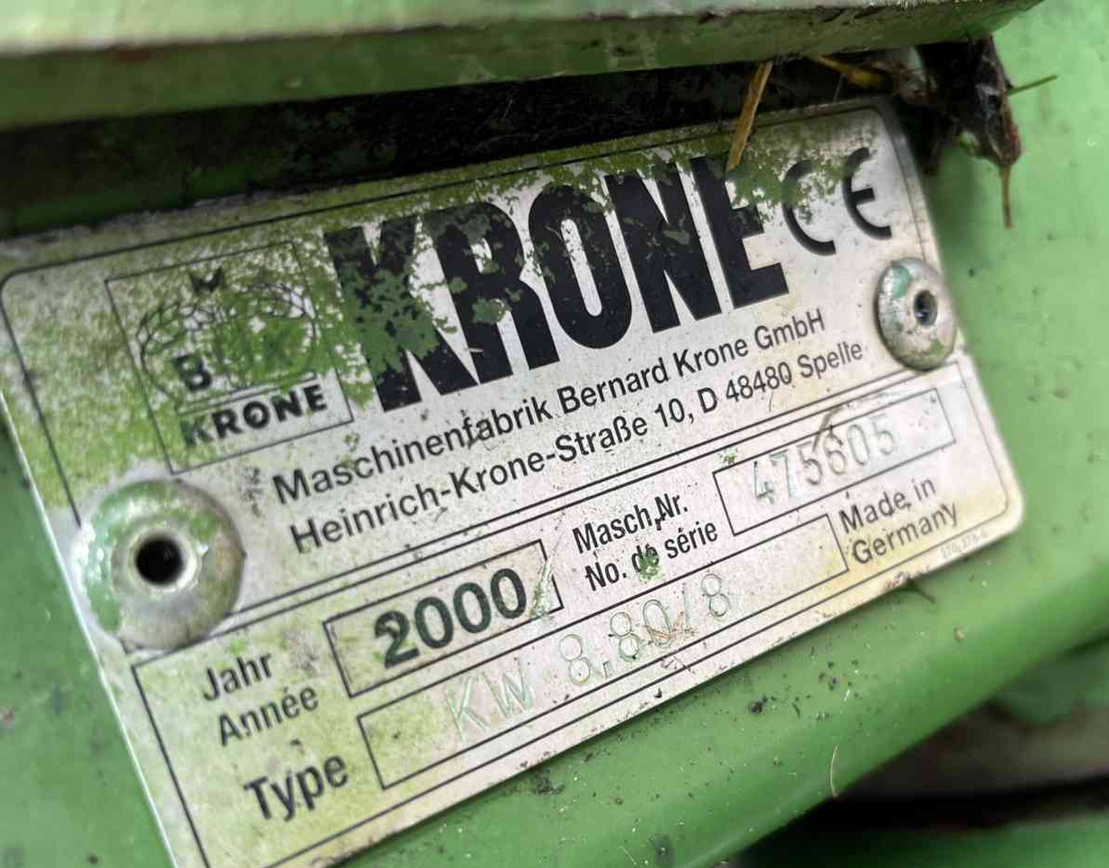 Krone KW 8.80/8 Schudder Tedder Kreiselheuer weidebouwmachines - Ancinho enleirador: foto 5 Krone KW 8.80/8 Schudder Tedder Kreiselheuer weidebouwmachines - Ancinho enleirador: foto 5