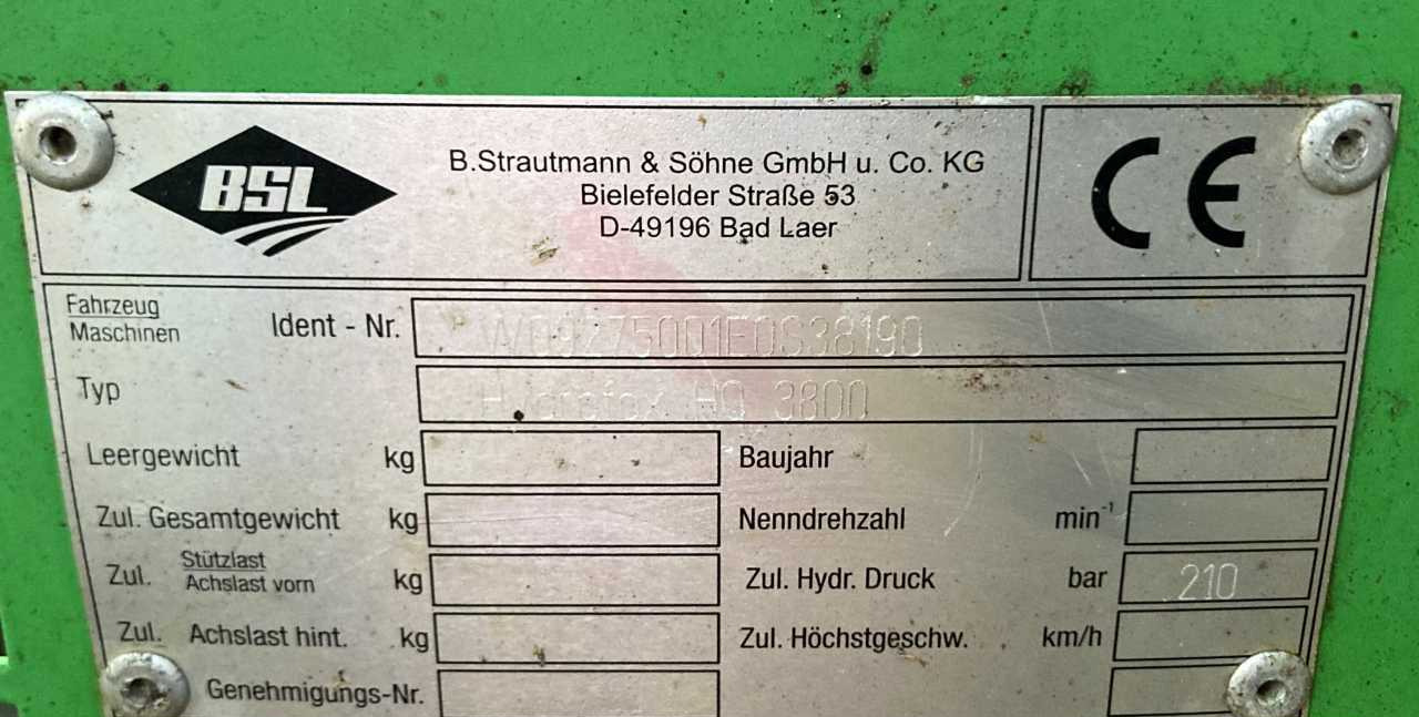 Equipamento para silagem Strautmann HQ 3800 kuilsnijder voermachines: foto 6