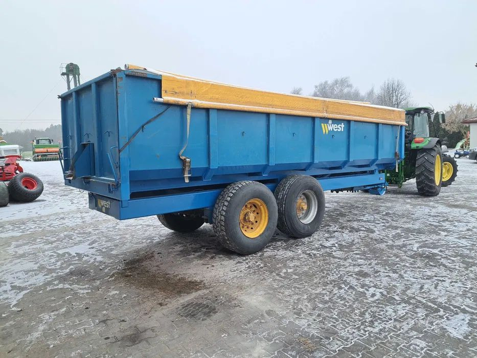 Przyczepa skorupowa WEST 14 ton - Reboque agrícola: foto 3 Przyczepa skorupowa WEST 14 ton - Reboque agrícola: foto 3