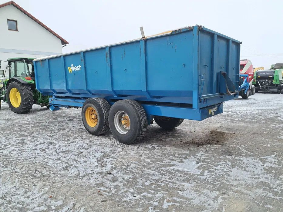 Przyczepa skorupowa WEST 14 ton - Reboque agrícola: foto 2 Przyczepa skorupowa WEST 14 ton - Reboque agrícola: foto 2