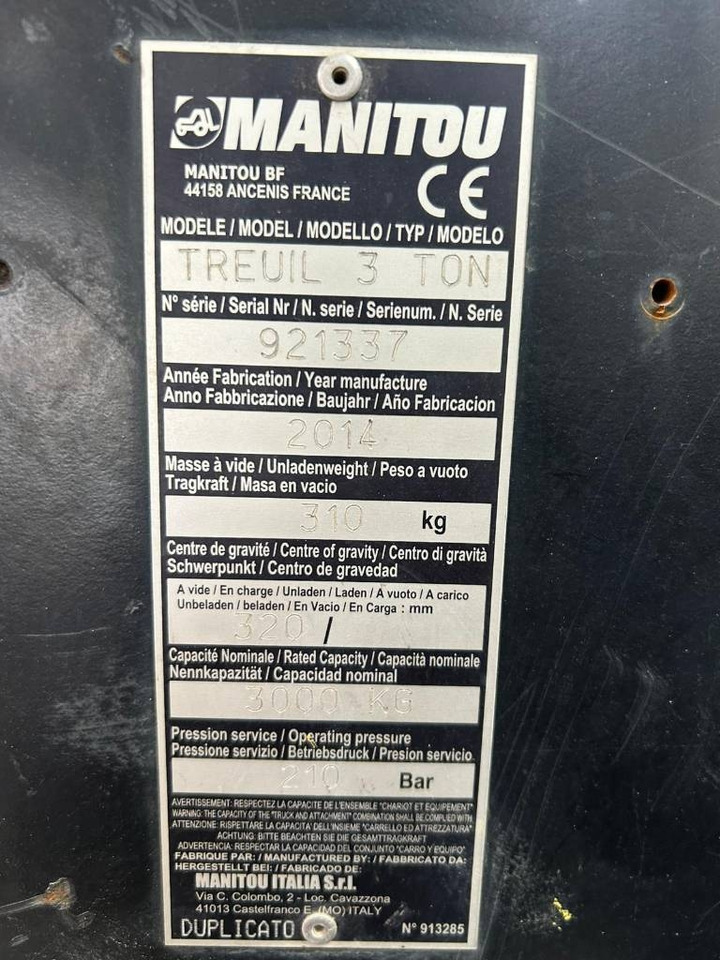 Manitou WINCH 3T - Molinete: foto 5 Manitou WINCH 3T - Molinete: foto 5
