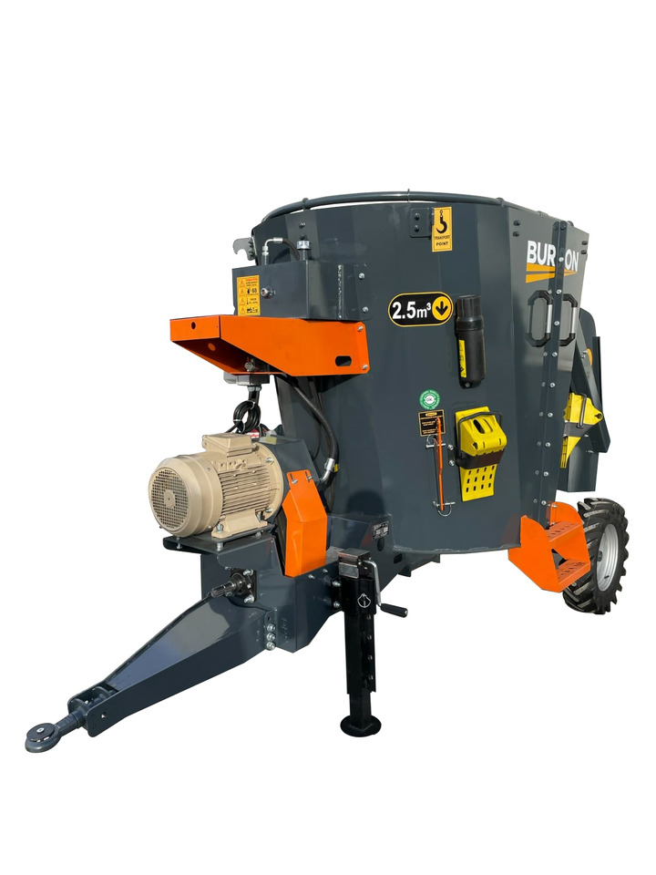 Burkon 2.5m3 Çekilir (380V) Dikey Yem Karma Makinesi ( BK-F250 ) - Misturadora Alimentadora: foto 2 Burkon 2.5m3 Çekilir (380V) Dikey Yem Karma Makinesi ( BK-F250 ) - Misturadora Alimentadora: foto 2