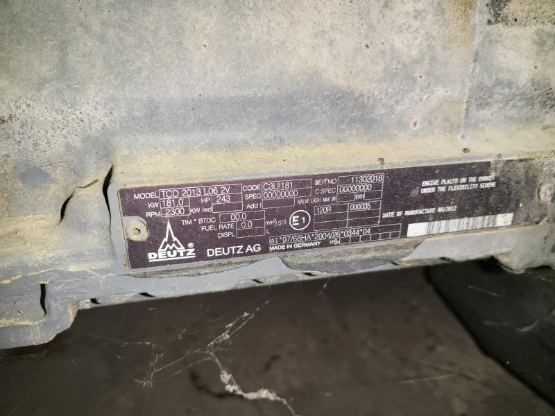 Deutz TCD 2013 L06 2V 243 HP - Motor para Máquina de construção: foto 4 Deutz TCD 2013 L06 2V 243 HP - Motor para Máquina de construção: foto 4