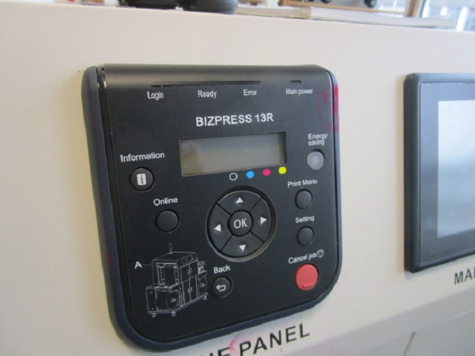 Máquina de impressão DIGITAL ETIKETTENDRUCKMASCHINE VP320C BIZPRESS 13R: foto 12