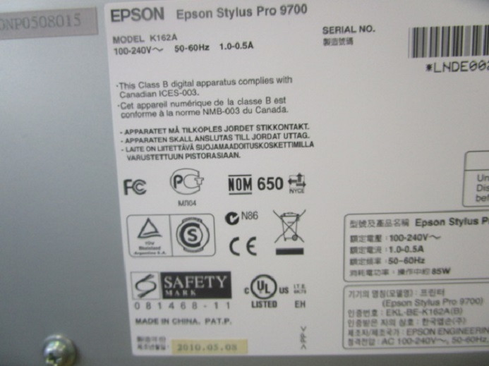 Máquina de impressão digital EPSON STYLUS PRO 9700: foto 7