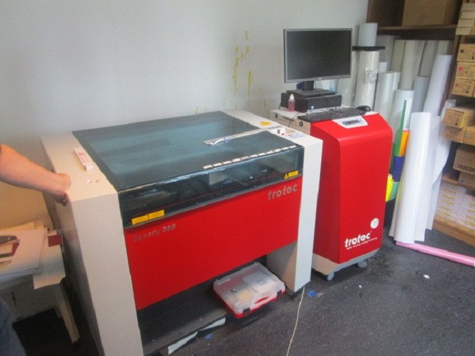 LASER CUTTER TROTEC SPEEDY 360 (Gravieren, Schneiden) - Máquina de corte de papel: foto 2 LASER CUTTER TROTEC SPEEDY 360 (Gravieren, Schneiden) - Máquina de corte de papel: foto 2