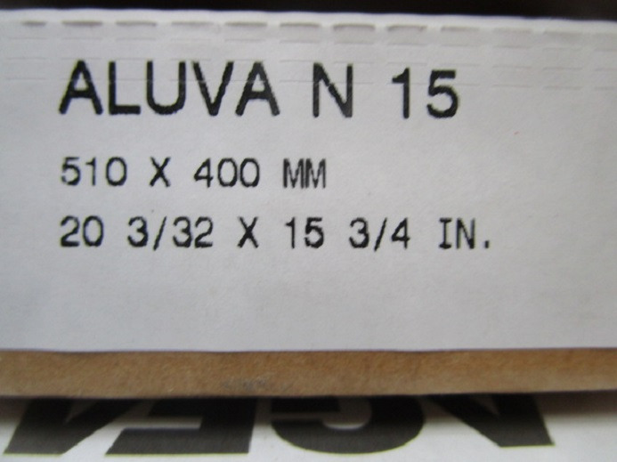 Peça de reposição para Máquina de impressão 450 x NEUE DRUCKPLATTEN ALUVA N 15 NEGATIVE PLATE (510 x 400 mm): foto 7