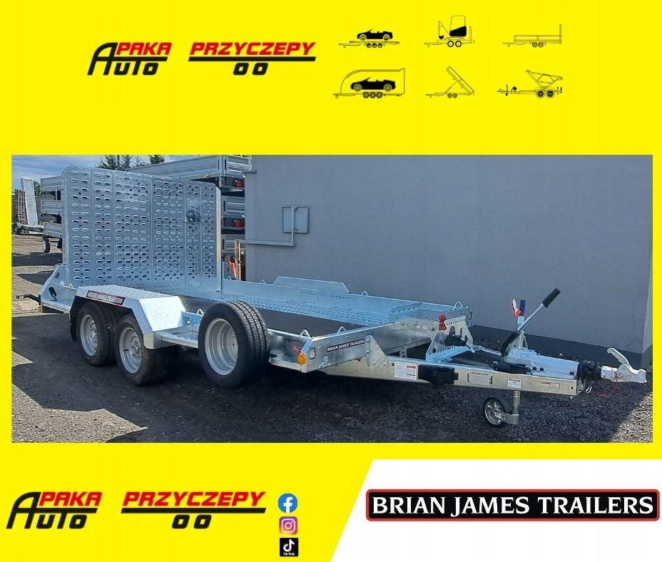 PRZYCZEPA Z RAMPĄ POD KOPARKĘ DO MINIKOPARKI 3500 / TRAILER WITH RAMPS FOR EXCAVATOR MINI EXCAVATOR 3500 - Reboque porta máquinas: foto 1 PRZYCZEPA Z RAMPĄ POD KOPARKĘ DO MINIKOPARKI 3500 / TRAILER WITH RAMPS FOR EXCAVATOR MINI EXCAVATOR 3500 - Reboque porta máquinas: foto 1