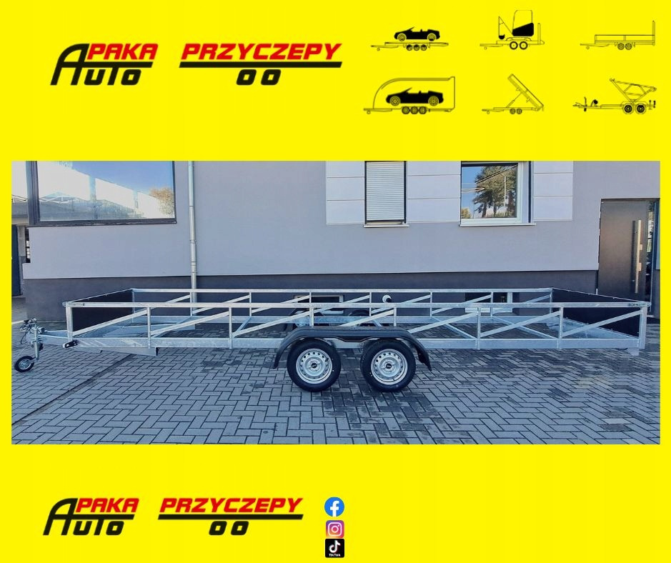 PRZYCZEPA DŁUŻYCA 6M DO RUR SŁUPÓW LEKKA / 6M EXTENSION TRAILER FOR PIPES AND POSTS, LIGHTWEIGHT - Reboque: foto 1 PRZYCZEPA DŁUŻYCA 6M DO RUR SŁUPÓW LEKKA / 6M EXTENSION TRAILER FOR PIPES AND POSTS, LIGHTWEIGHT - Reboque: foto 1