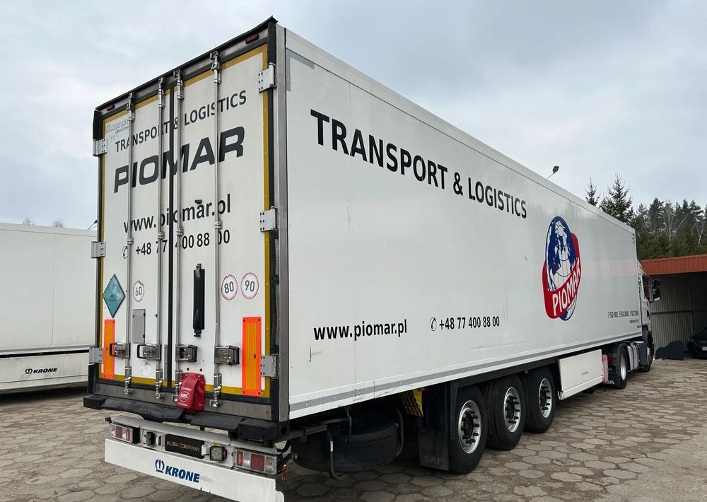 Krone CARRIER VECTOR 1550 / GRUBA ŚCIANA 7 CM / NOWE OPONY / 2017 ROK !! - Semi-reboque frigorífico: foto 1 Krone CARRIER VECTOR 1550 / GRUBA ŚCIANA 7 CM / NOWE OPONY / 2017 ROK !! - Semi-reboque frigorífico: foto 1