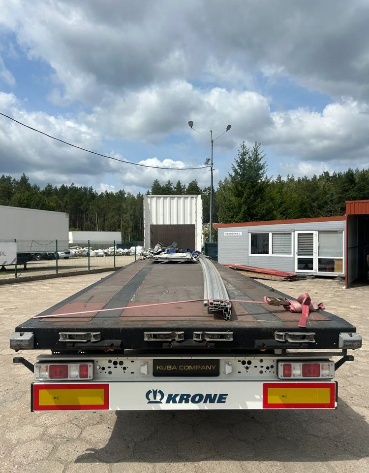 Krone SD FIRANKA / PLATFORMA / USZKODZONA ZABUDOWA / 2019 ROK !! - Semi-reboque plataforma/ Caixa aberta: foto 5 Krone SD FIRANKA / PLATFORMA / USZKODZONA ZABUDOWA / 2019 ROK !! - Semi-reboque plataforma/ Caixa aberta: foto 5