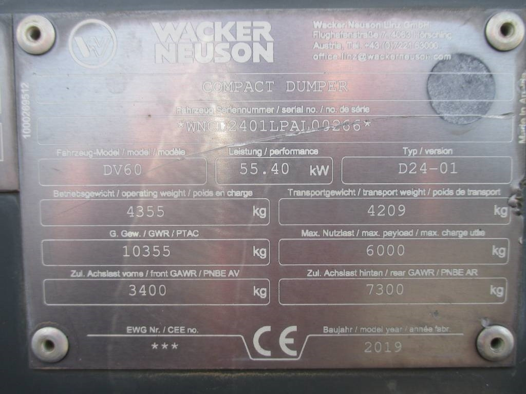 Tombador Wacker Neuson DV 60: foto 13