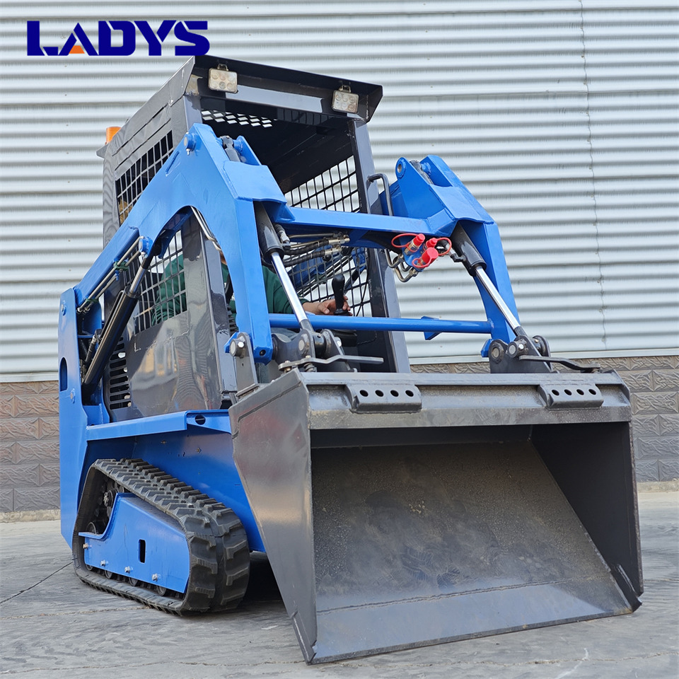 LADYS Free Shipping Mini Skid Steer Loader Compact Track Electric/Diesel Chinese Mini Skid Steer Loader For Sale With Mini Skid Steer Attachments 4 In 1 Bucket - Mini pá carregadora: foto 2 LADYS Free Shipping Mini Skid Steer Loader Compact Track Electric/Diesel Chinese Mini Skid Steer Loader For Sale With Mini Skid Steer Attachments 4 In 1 Bucket - Mini pá carregadora: foto 2