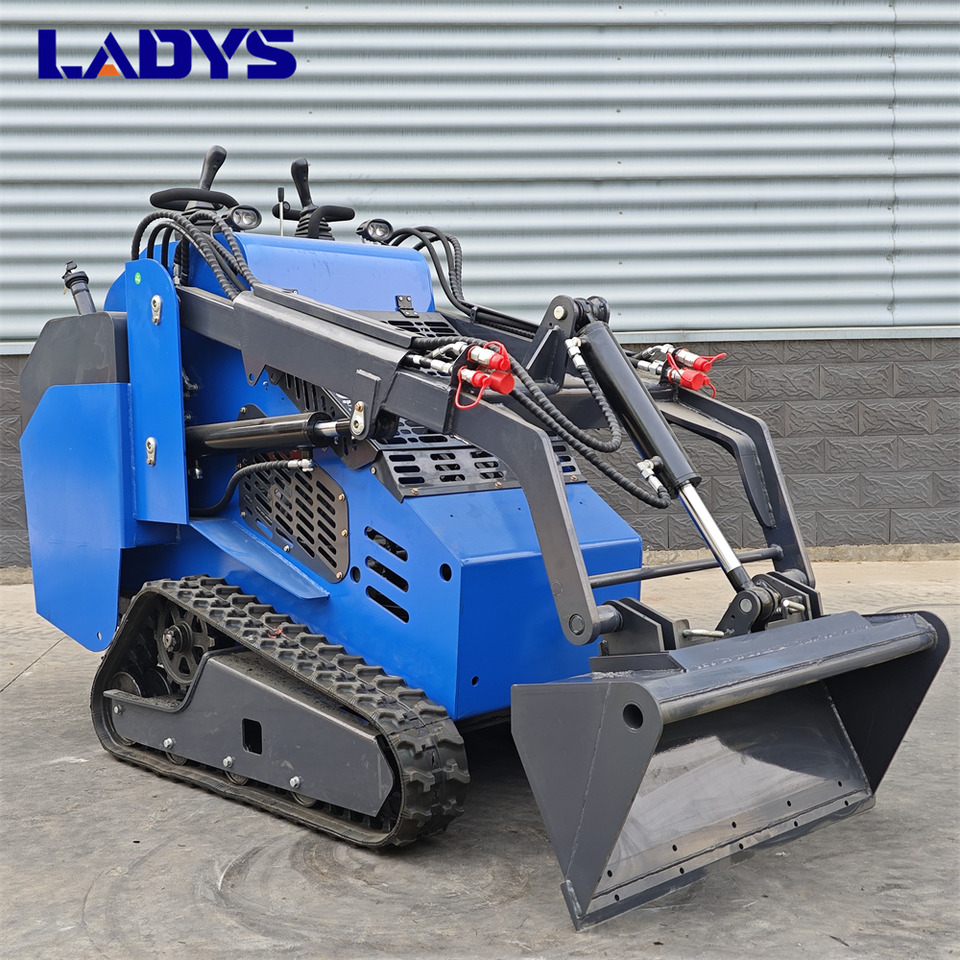 LADYS Free Shipping Mini Skid Steer Loader Compact Track Electric/Diesel Chinese Mini Skid Steer Loader For Sale With Mini Skid Steer Attachments 4 In 1 Bucket - Mini pá carregadora: foto 3 LADYS Free Shipping Mini Skid Steer Loader Compact Track Electric/Diesel Chinese Mini Skid Steer Loader For Sale With Mini Skid Steer Attachments 4 In 1 Bucket - Mini pá carregadora: foto 3