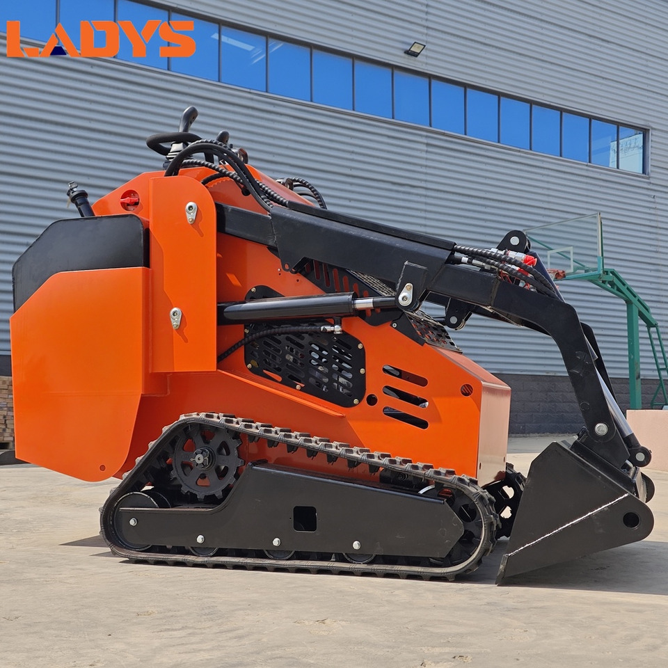 LADYS Free Shipping Mini Skid Steer Loader Compact Track Electric/Diesel Chinese Mini Skid Steer Loader For Sale With Mini Skid Steer Attachments 4 In 1 Bucket - Mini pá carregadora: foto 2 LADYS Free Shipping Mini Skid Steer Loader Compact Track Electric/Diesel Chinese Mini Skid Steer Loader For Sale With Mini Skid Steer Attachments 4 In 1 Bucket - Mini pá carregadora: foto 2