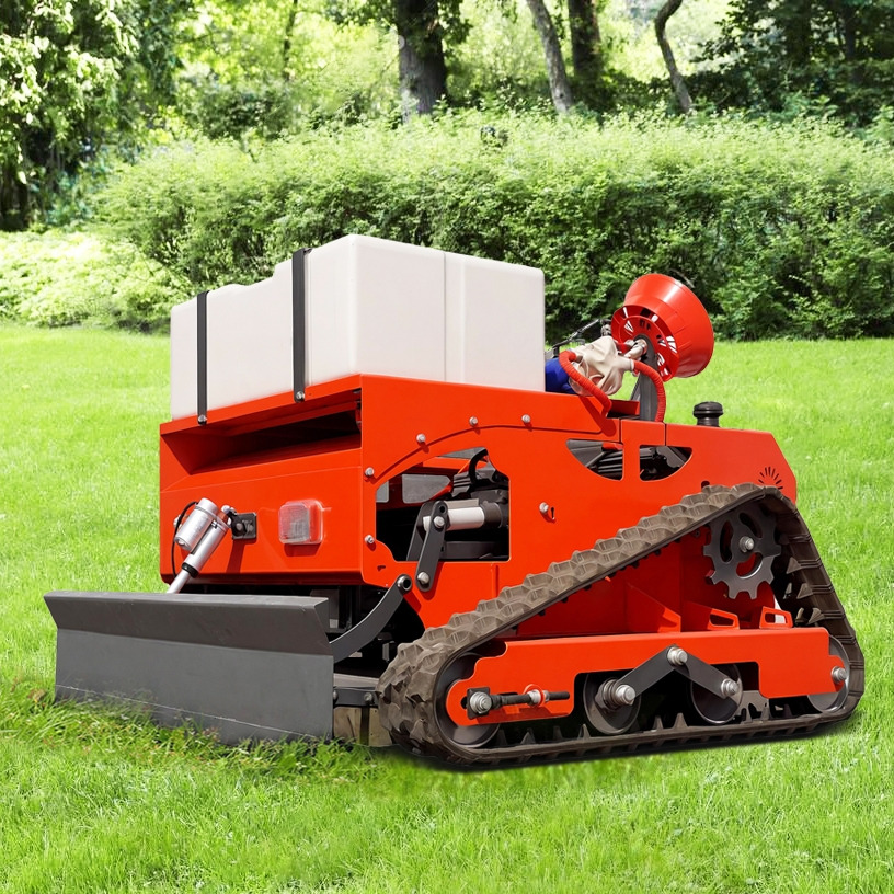 LEZUM LD1000 Electric Remote Control Multi-Function Lawn Mower All-Terrain Agricultural Sprayers Pesticide Spraying Mower Gas Gasoline Track Crawler Lawn Mower - Gadanheira: foto 2 LEZUM LD1000 Electric Remote Control Multi-Function Lawn Mower All-Terrain Agricultural Sprayers Pesticide Spraying Mower Gas Gasoline Track Crawler Lawn Mower - Gadanheira: foto 2