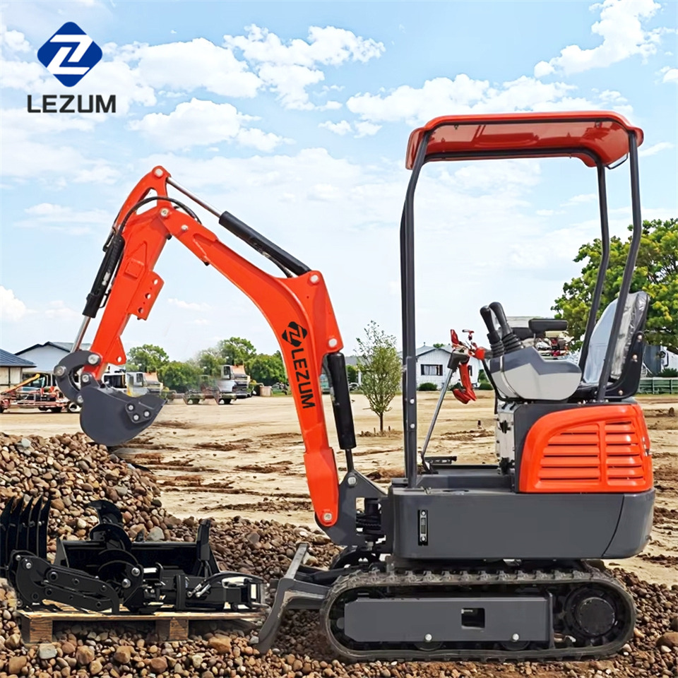 LEZUM Free Shipping Mini Excavator Bagger Pelle Miniexcavadora 1 2 3.5 Ton CE/EPA/EURO 5 Kubota Engine Diesel/Electric Mini Excavators For Sale - Escavadora de rastos: foto 3 LEZUM Free Shipping Mini Excavator Bagger Pelle Miniexcavadora 1 2 3.5 Ton CE/EPA/EURO 5 Kubota Engine Diesel/Electric Mini Excavators For Sale - Escavadora de rastos: foto 3