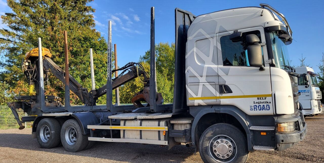 Scania G480 - Camião de transporte de madeira, Camião grua: foto 2 Scania G480 - Camião de transporte de madeira, Camião grua: foto 2