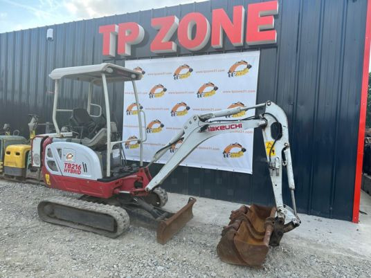 Takeuchi TB216 HYBRID à 18500€ ht - Mini escavadeira: foto 1 Takeuchi TB216 HYBRID à 18500€ ht - Mini escavadeira: foto 1