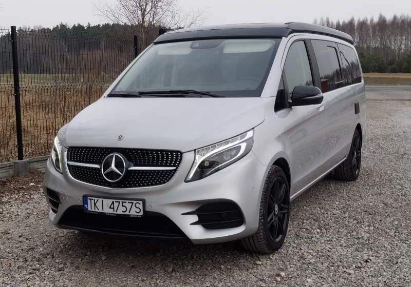 Minibus, Furgão de passageiros Mercedes-Benz V klasa Marco Polo 4matic: foto 8
