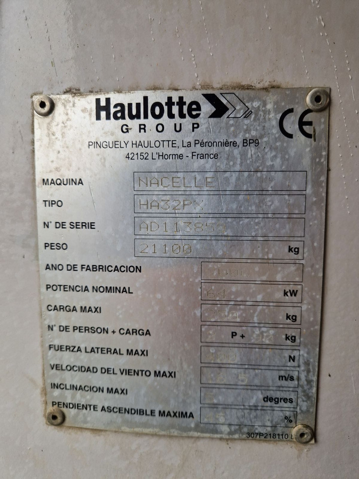 HAULOTTE HA 32 PX - Plataforma articulada: foto 5 HAULOTTE HA 32 PX - Plataforma articulada: foto 5