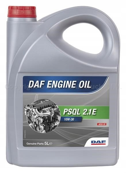 DAF OE OLEJ SILNIKOWY DAF PSQL 2.1 E ACEA E9 10W30 5L - Peça universal: foto 1 DAF OE OLEJ SILNIKOWY DAF PSQL 2.1 E ACEA E9 10W30 5L - Peça universal: foto 1