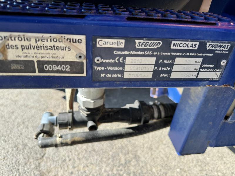 CARUELLE 1000L - Pulverizador montado: foto 3 CARUELLE 1000L - Pulverizador montado: foto 3