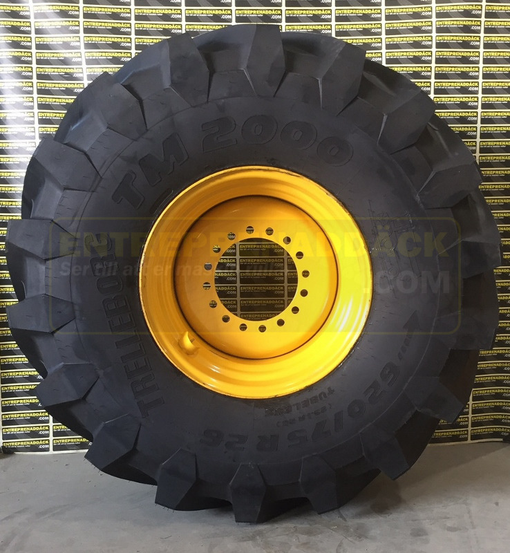 Trelleborg TM2000 620/75R26 TL for all wheel loaders on the market with 20.5R25 - Roda completa para Pá carregadora de rodas: foto 3 Trelleborg TM2000 620/75R26 TL for all wheel loaders on the market with 20.5R25 - Roda completa para Pá carregadora de rodas: foto 3