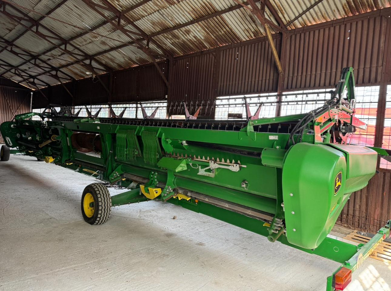 Ceifeira debulhadora John Deere S680i combine + 635X Header + Zurn trailer: foto 8