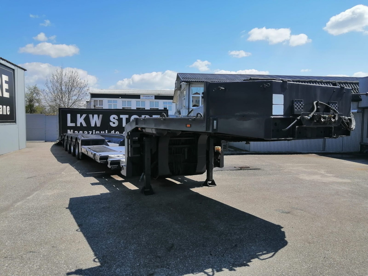 Langendorf Trailer-Tiefbett, 4 Axe, 59 to, extension, TOP !!! - Semi-reboque baixa: foto 3 Langendorf Trailer-Tiefbett, 4 Axe, 59 to, extension, TOP !!! - Semi-reboque baixa: foto 3