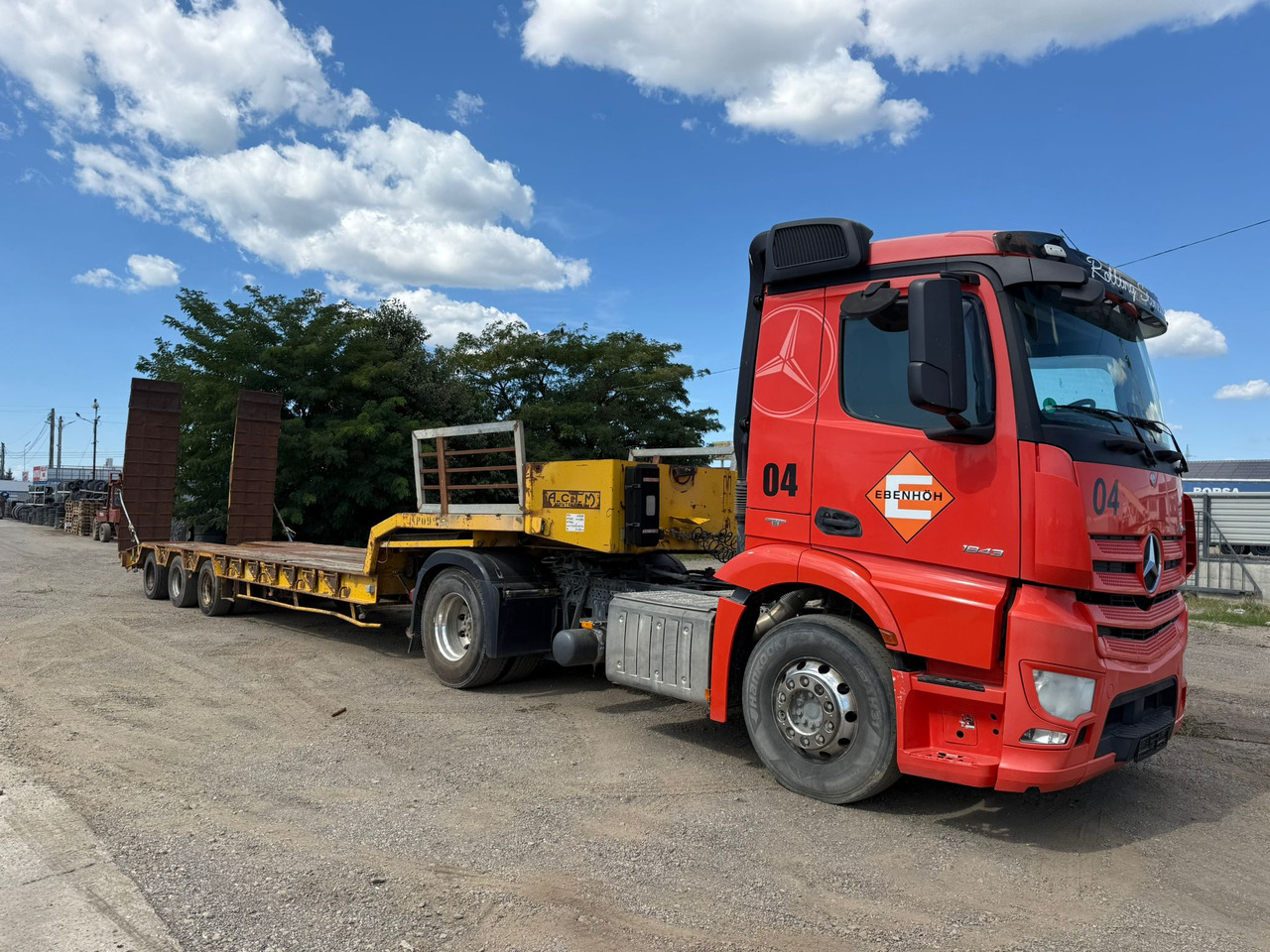 Mercedes-Benz Actros and Trailer ACTM Assembly - Tractor, Semi-reboque baixa: foto 4 Mercedes-Benz Actros and Trailer ACTM Assembly - Tractor, Semi-reboque baixa: foto 4
