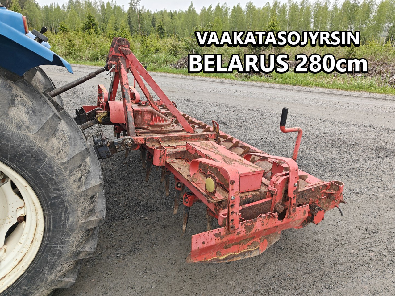 Belarus 280cm vaakatasojyrsin haineväpakkerilla, katso video! - Grade rotativa: foto 1 Belarus 280cm vaakatasojyrsin haineväpakkerilla, katso video! - Grade rotativa: foto 1
