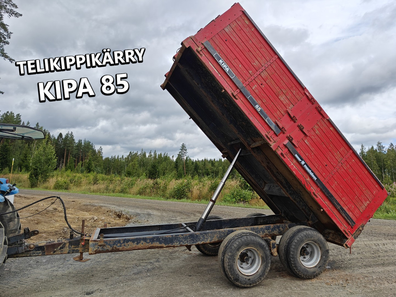 Kipa 85 telikippikärry - Reboque basculante agrícola: foto 1 Kipa 85 telikippikärry - Reboque basculante agrícola: foto 1