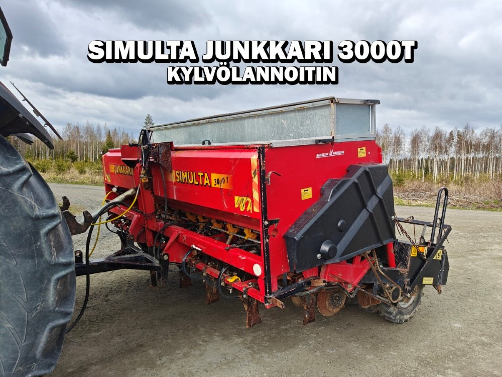 Simulta-Junkkari 3000T - takapyöräkone - kiekkovantaat takana - Semeadora combinada: foto 1 Simulta-Junkkari 3000T - takapyöräkone - kiekkovantaat takana - Semeadora combinada: foto 1