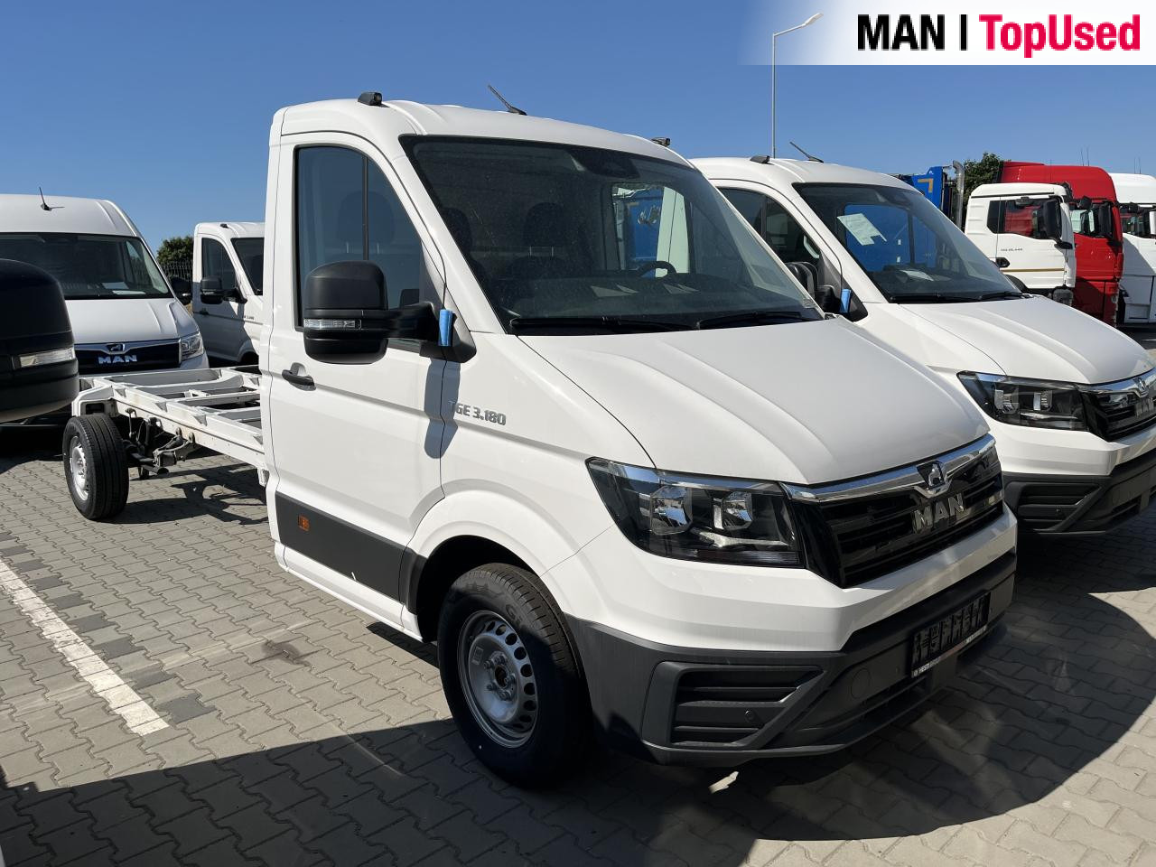MAN TGE 3.180 4X2F SB chassis - Furgão: foto 1 MAN TGE 3.180 4X2F SB chassis - Furgão: foto 1