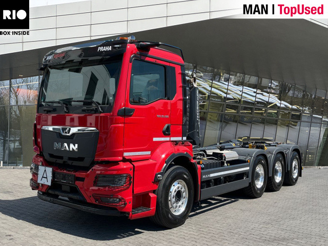 MAN TGS 35.520 8x4-4 BL CH Meiller Roll-Off Tipper - Camião polibenne: foto 1 MAN TGS 35.520 8x4-4 BL CH Meiller Roll-Off Tipper - Camião polibenne: foto 1