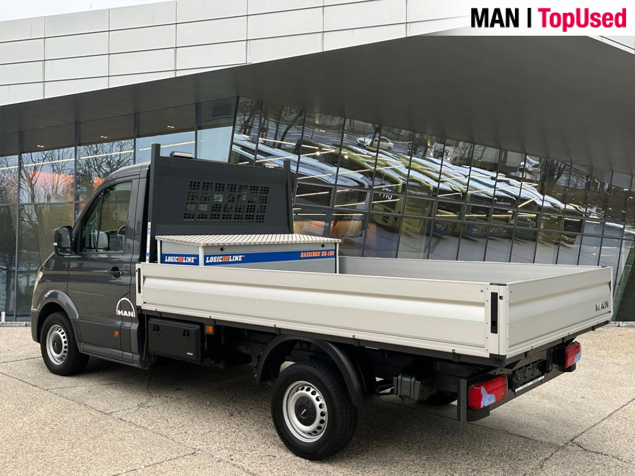 MAN TGE 3.140 4X2F SB, Automatic, Flat bed Klima ZV - Carrinha de caixa aberta: foto 2 MAN TGE 3.140 4X2F SB, Automatic, Flat bed Klima ZV - Carrinha de caixa aberta: foto 2