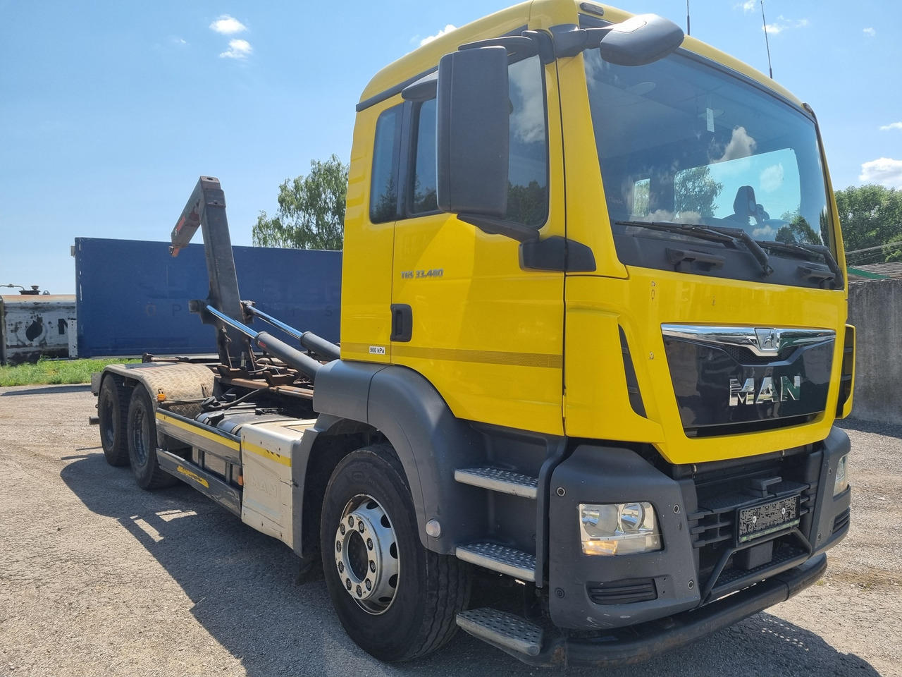 MAN TGS 33.480 6x4 ABROLLKIPPER HIAB Multilift 18 T - Camião polibenne: foto 3 MAN TGS 33.480 6x4 ABROLLKIPPER HIAB Multilift 18 T - Camião polibenne: foto 3