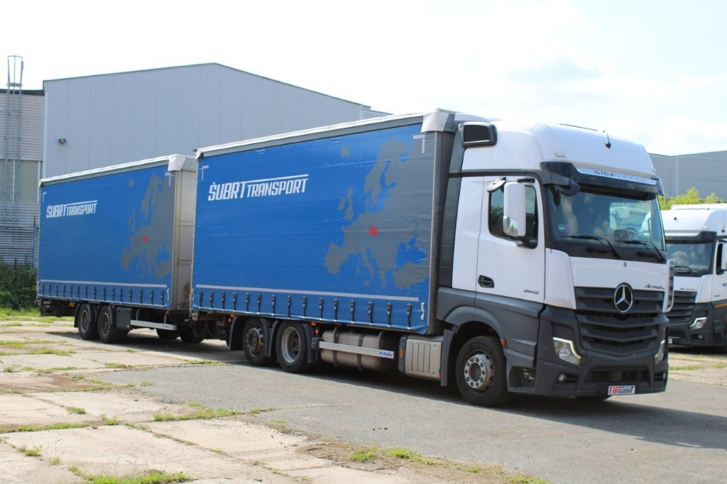 Mercedes-Benz Actros 2542 NAVIGACE + PANAV TVK 18 M (8,20m x 2,4 - Camião de lona, Reboque de lona: foto 2 Mercedes-Benz Actros 2542 NAVIGACE + PANAV TVK 18 M (8,20m x 2,4 - Camião de lona, Reboque de lona: foto 2