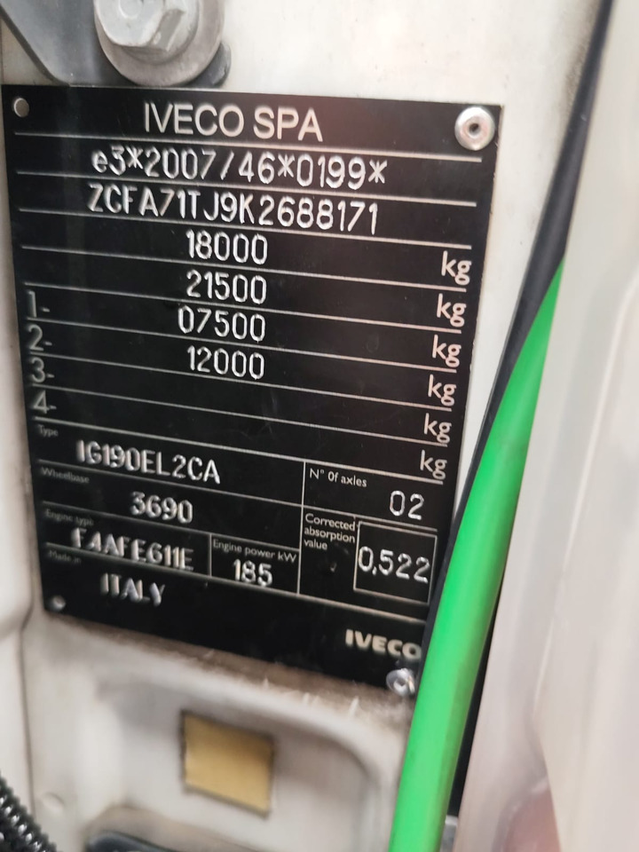 IVECO EUROCARGO 180-250 - Camião polibenne, Camião grua: foto 2 IVECO EUROCARGO 180-250 - Camião polibenne, Camião grua: foto 2