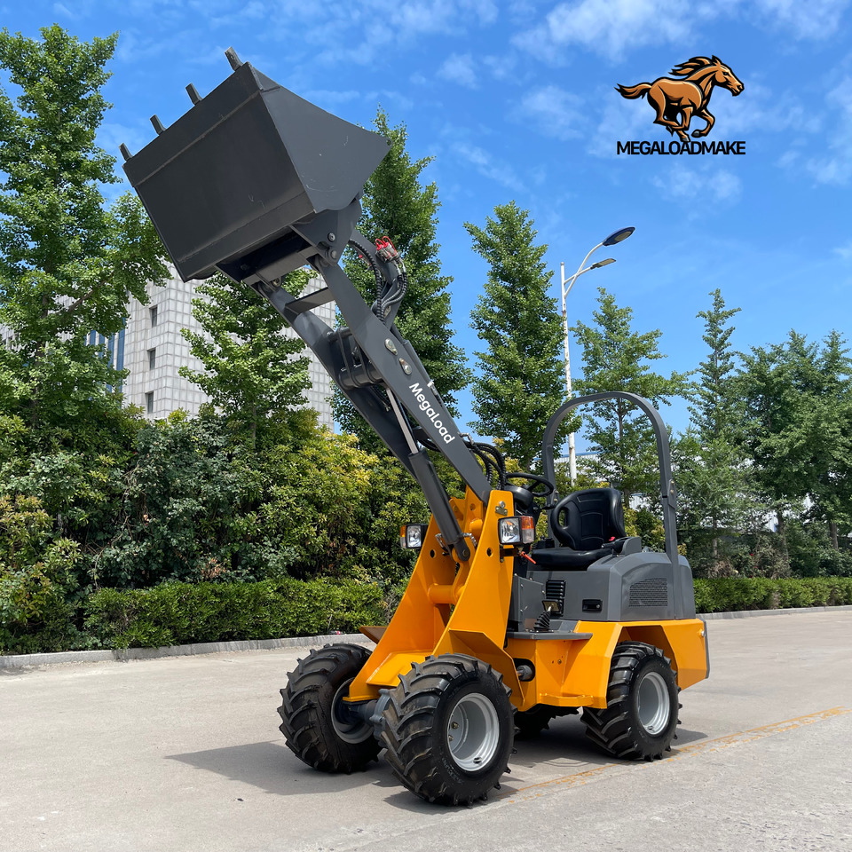 NEW WHEEL LOADER MEGALOAD AK800 Free Shipping Mini Loader Articulated Electric/D AK800 - Pá carregadora de rodas: foto 1 NEW WHEEL LOADER MEGALOAD AK800 Free Shipping Mini Loader Articulated Electric/D AK800 - Pá carregadora de rodas: foto 1