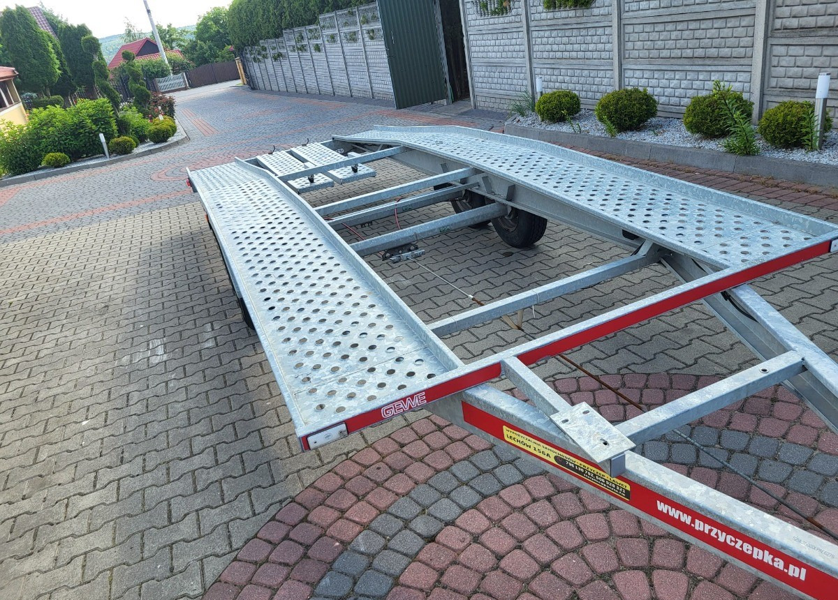 GEWE DMC 270kg długa 5m nowa nie używana Dmc Stan Idealny nowy - Reboque transporte de veículos: foto 2 GEWE DMC 270kg długa 5m nowa nie używana Dmc Stan Idealny nowy - Reboque transporte de veículos: foto 2