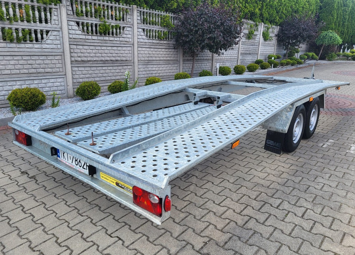 GEWE DMC 270kg długa 5m nowa nie używana Dmc Stan Idealny nowy - Reboque transporte de veículos: foto 1 GEWE DMC 270kg długa 5m nowa nie używana Dmc Stan Idealny nowy - Reboque transporte de veículos: foto 1