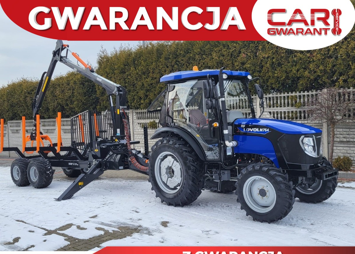 LOVOL M754 + Przyczepa BMF 8T2Pro - Trator: foto 1 LOVOL M754 + Przyczepa BMF 8T2Pro - Trator: foto 1