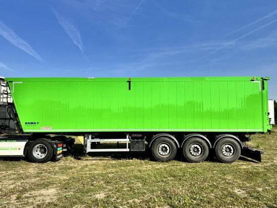 Kempf SKM 39 Alu-Kastenmulde 55m³ Rollplane - Semi-reboque basculante: foto 1 Kempf SKM 39 Alu-Kastenmulde 55m³ Rollplane - Semi-reboque basculante: foto 1