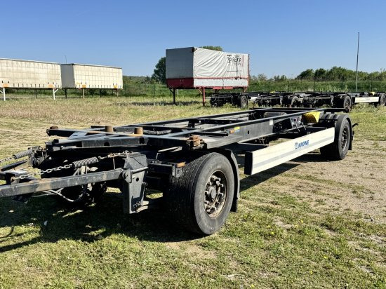Krone AZ/DB07CLNF/18E Krone Lafette - Reboque transportador de contêineres/ Caixa móvel: foto 1 Krone AZ/DB07CLNF/18E Krone Lafette - Reboque transportador de contêineres/ Caixa móvel: foto 1