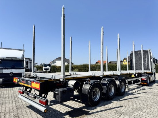 MEGA TIMBER LONG Holzauflieger 6 Rungenpaare - Semi-reboque transporte de madeira: foto 1 MEGA TIMBER LONG Holzauflieger 6 Rungenpaare - Semi-reboque transporte de madeira: foto 1