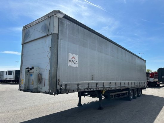 Schmitz SCB S3T, Varios, Curtainsider, Edscha-Verdeck - Semi-reboque de lona: foto 1 Schmitz SCB S3T, Varios, Curtainsider, Edscha-Verdeck - Semi-reboque de lona: foto 1